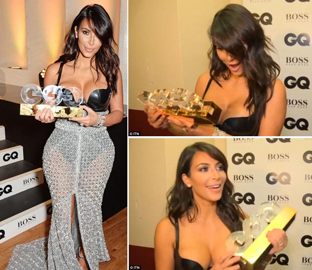 Kim Kardashian Salah Terima Trofi, Mestinya untuk Pharrel Williams